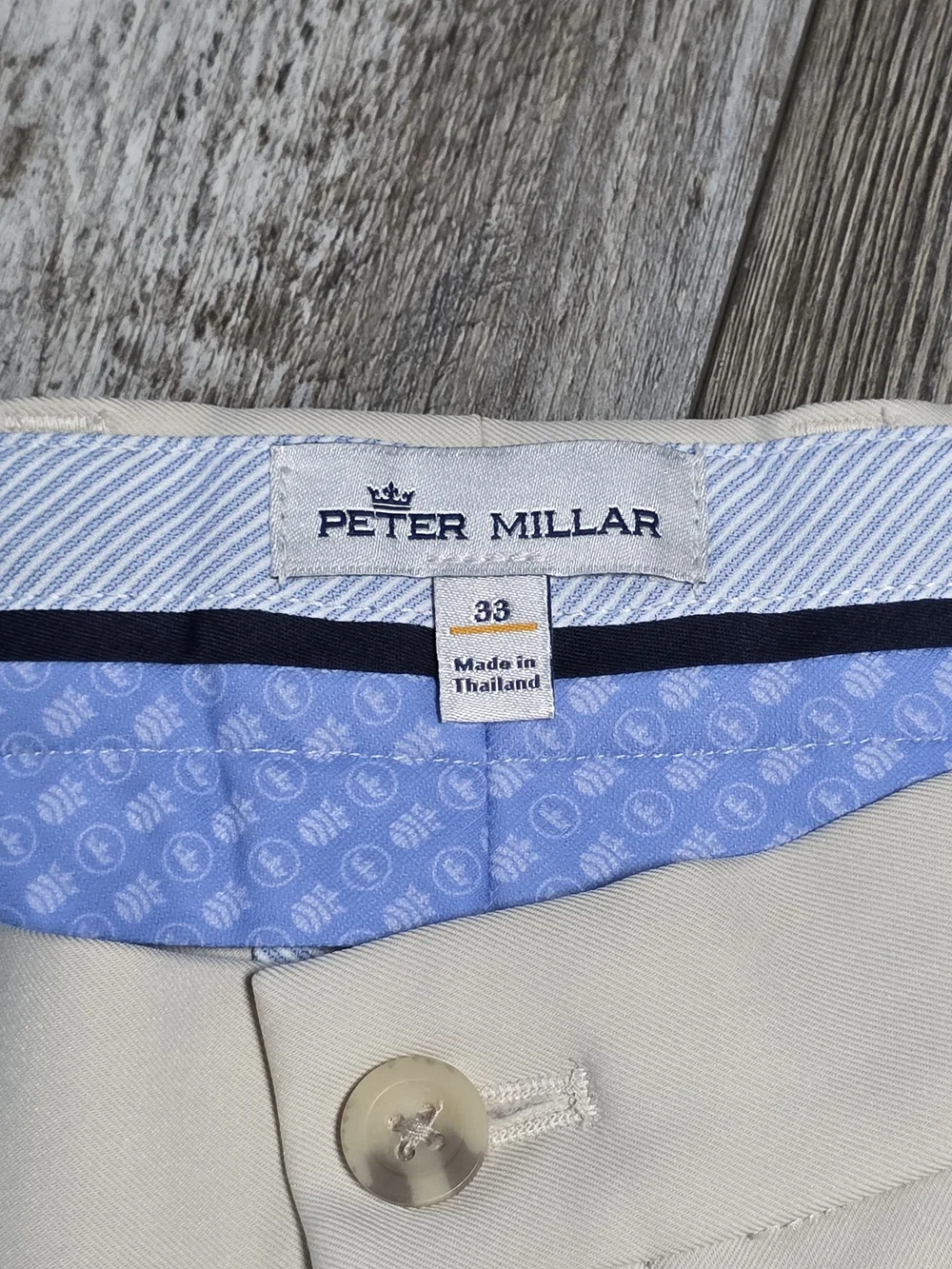 Peter Millar Men's Crown Sport Salem Classic Fit Performance Shorts Sz 33